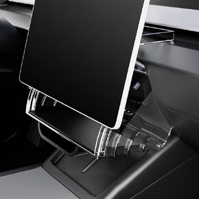 BarBaren For Tesla Under Screen Storage Model Y(2026-2025 Refreshed Juniper Only), For Model 3 2025-2024 Highland Accessories- Black