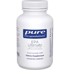 Pure Encapsulations EPA Ultimate - Eco-Friendly Supercritical CO2 Extracted EPA Fish Oil Concentrate - 120 Softgel Capsules