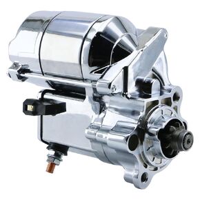 Chrome Starter New for Sportster 883cc 1000cc 1100c 1200cc 1981-2014 XLH XLC XLR XLN XLL XLX 18477NC 128000-8453 128000-8456 128000-8457 31390-91A 31390-91B 31390-91E 31391-91