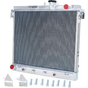 Performance Aluminum Radiator Compatible with 2006-2012 2009 GMC Canyon Hummer H3 H3T Chevy Colorado 3.5L 3.7L 5.3L, 3 Row Core Cooling Radiators