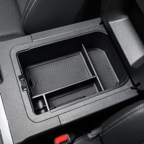 Center Console Organizer Tray Compatible with Toyota Land Cruiser Prado 2024 2025 250 J250 LC250 Accessories, Armrest Dividers Secondary Storage Box for Prado Middle Console Tray