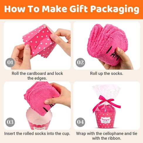 HAPPYPOP 61st Birthday Gifts Ideas for Women - Socks for 61 Year Olds, Best Gifts for 61 Year Old Woman In Dark Pink in Saudi Arabia