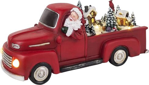 قطار سانتا السريع الموسيقي المتحرك من مستر كريسماس مع مدخنة عمل، 16.5 بوصة، أحمر in Kuwait