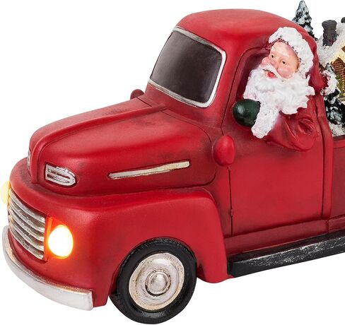 قطار سانتا السريع الموسيقي المتحرك من مستر كريسماس مع مدخنة عمل، 16.5 بوصة، أحمر in Kuwait