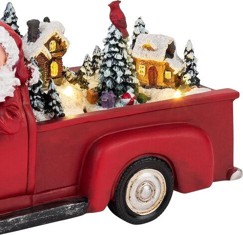 قطار سانتا السريع الموسيقي المتحرك من مستر كريسماس مع مدخنة عمل، 16.5 بوصة، أحمر in Kuwait