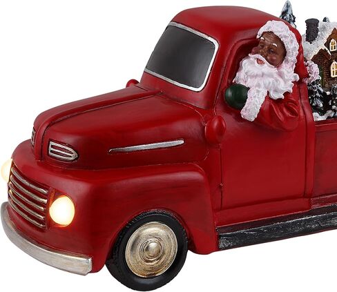 قطار سانتا السريع الموسيقي المتحرك من مستر كريسماس مع مدخنة عمل، 16.5 بوصة، أحمر in Kuwait