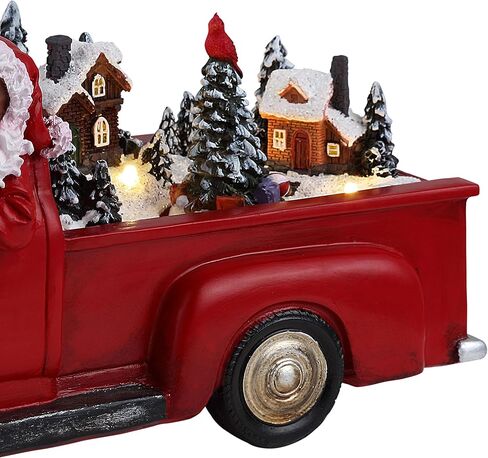 قطار سانتا السريع الموسيقي المتحرك من مستر كريسماس مع مدخنة عمل، 16.5 بوصة، أحمر in Kuwait