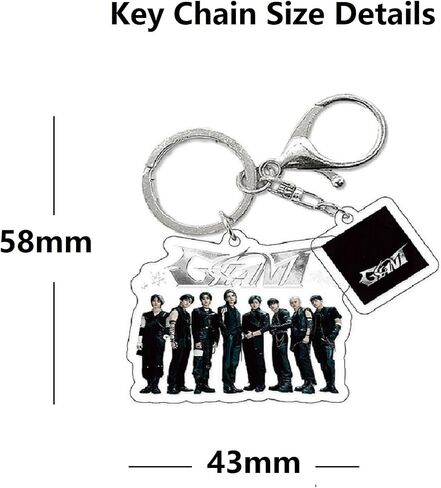 YiYiXiXi Stray-Kids New Album Lanyard Keychain Accessories Gift Merch for Fans(Purple) in Saudi Arabia
