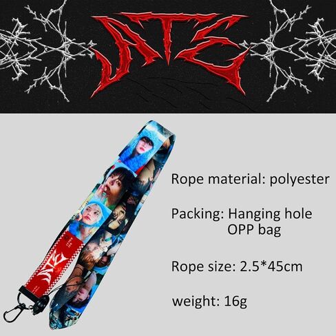 YiYiXiXi Stray-Kids New Album Lanyard Keychain Accessories Gift Merch for Fans(Purple) in Kuwait