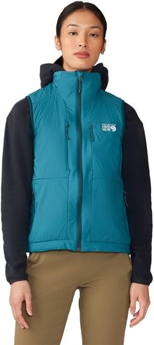 سترة دافئة للنساء من Mountain Hardwear KOR Airshell، أسود، L in Saudi Arabia