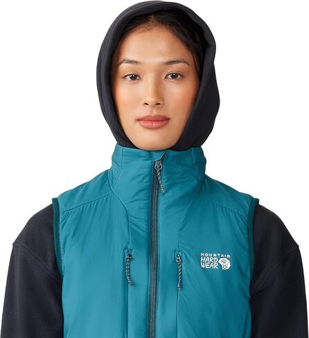 سترة دافئة للنساء من Mountain Hardwear KOR Airshell، أسود، L in Kuwait