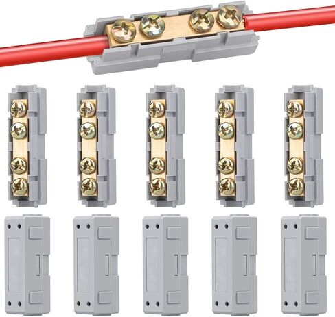 طقم صواميل موصل سلك قياس 6 AWG من Linkstyle 10 قطع، طرف توصيل أسلاك سريع 80 أمبير، طرف توصيل أسلاك سريع in Kuwait