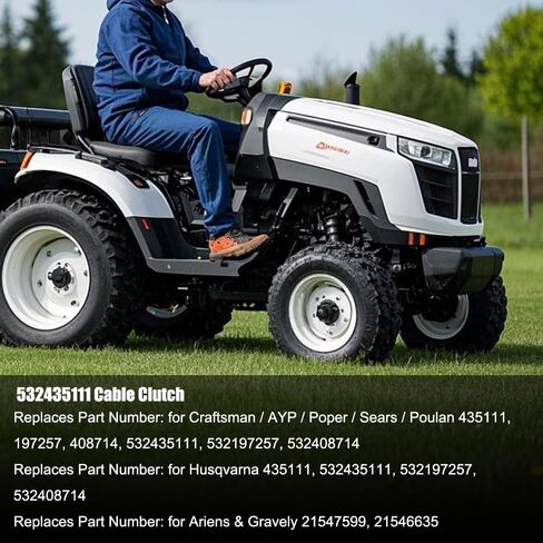 Diskary 584243501 Clutch Cable لـ Poulan Husqvarna Craftsman Jonsered Ariens 21548470 917986340 CARN TRACTION REPPRINC in Kuwait