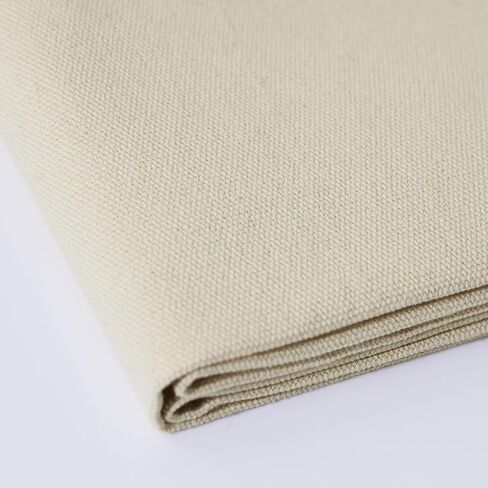 Cotton Canvas Fabric 60x40 Inches, Thick Canvas Fabric, 10oz, Suitable for Painting, Sewing, Bag,Crafts, Embroidery, Handmade Home Decor (Black) in Kuwait