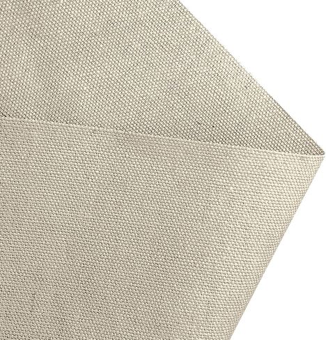 Cotton Canvas Fabric 60x40 Inches, Thick Canvas Fabric, 10oz, Suitable for Painting, Sewing, Bag,Crafts, Embroidery, Handmade Home Decor (Black) in Kuwait