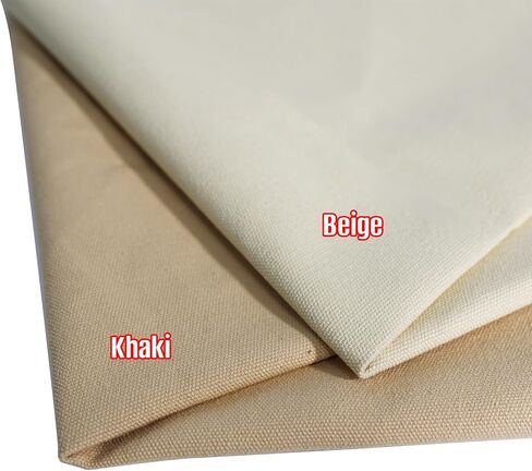 Cotton Canvas Fabric 60x40 Inches, Thick Canvas Fabric, 10oz, Suitable for Painting, Sewing, Bag,Crafts, Embroidery, Handmade Home Decor (Black) in Kuwait