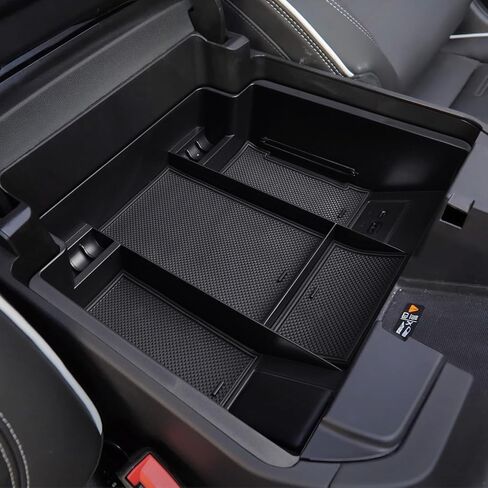 TACORBO Center Console Full Organizer Tray Compatible with Refreshed 2022-2023 2024 2025 Silverado/Sierra 1500,2024 2025 Chevy Silverado/GMC Sierra 2500HD 3500HD,Front Bucket Seats Only in Saudi Arabia