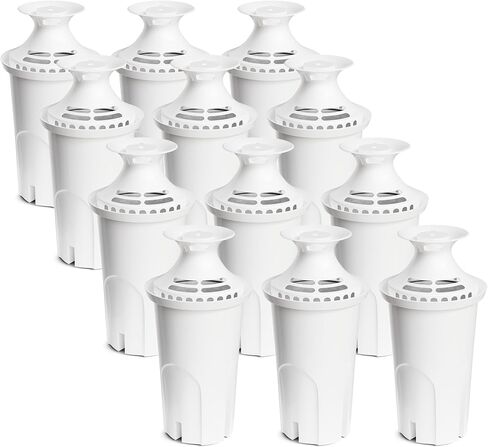 Water Filter Replacement for Brita Water Pitchers and Dispensers, Classic 35557, OB03, Mavea 107007, Reduce Chlorine and Bad Taste, BPA free, Pack of 6 in Saudi Arabia
