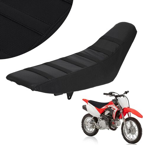 غطاء مقعد الدراجة الترابية سطح الجسيمات العالمي لـ CRF XR RM KX KLX TTR PW SSR Apollo TAO TAO Thumpstar 50cc - 250cc Dirt Pit Bike أسود in Kuwait