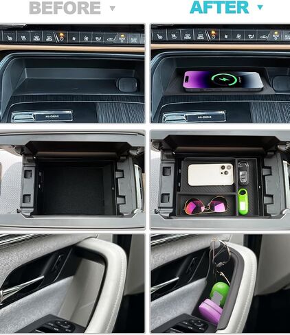 CDEFG لعام 2024 2025 MAZDA CX-90 CX-70 CENTER CENTOLE TRAKERIZER TRAWENTING مع 2024 2025 MAZDA CX-90 CX-70 CONSOLE ARMSREST STORAGE SCOLL 2024 2025 CX-90 CX70 Accessials (1 for Armrest Only) in Saudi Arabia