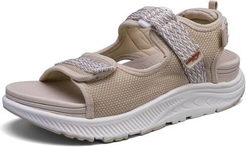 WateLves Womens Orthopedic Walking Sandals Summer Casual Outdoor Hiking Water Platform Sandals with Adjustable Strap Comfortable Plantar Fasciitis Arch Support in Saudi Arabia