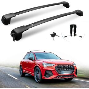 Silent Journey Lockable Roof Racks for Kia Telluride X-Line X-Pro 2023 2024, Less Noise Cross Bars, Off Road Trip Roof Bars Accessories