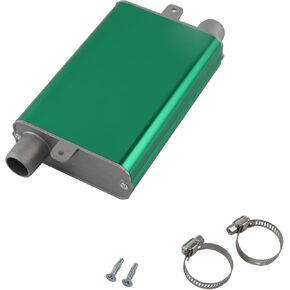 Diesel Heater Exhaust Muffler Diesel Parking Heater Silencer Generator Exhaust Muffler Silencer Kit with Clamp For D2 D4 D4S D1LC D3LC D3LC D5LC Diesel Heater (Silver) in Kuwait