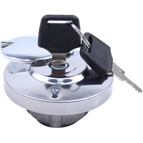 ApplianPar Fuel Gas Tank Fuel Filler Door Cover Cap Lock with Keys for Honda Rebel CA125 CA250 450,Rebel CMX250 CMX250C,MAGNA 250 750