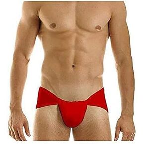 4 X Indian Traditional Underwear Red Langot Lankot Men Premium Loin Cloth Supporter Underpants loincloth Wrestler Underpants Mens Underwear Cotton Brief Red Color (4pcs)