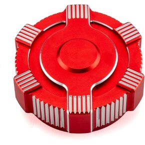 غطاء خزان الغاز CNC Weisen ، 6061 غطاء خزان وقود الألومنيوم استبدال #2522069 متوافق مع Polaris RZR Pro XP/Turbo R/Ranger General Fit Sportman Fit Scrambler 4Red)