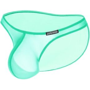 Gogobear Men's Briefs Ultra-thin Transparent Bulge Pouch Underwear Sexy Low Rise Breathable Panties