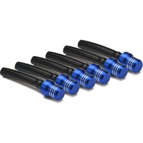 6 PCS دراجة نارية غاز غاز الغاز هواء هواء أنبوب تهوية الهواء لجميع حفرة الدراجة الأوساخ ATV على الطريق ، روز الأحمر