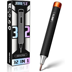JOREST 32-In-1 Small Precision Screwdriver Set Magnetic, Valentines Day Gifts Gadgets Gifts for Men Him, Multi Bit Mini Repair Tool Kit with Torx for Electronic, Glasses, PS5/4, Camera, Phone, Laptop