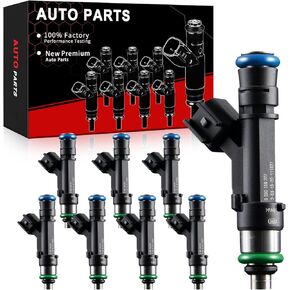 حقن الوقود يناسب: -Ford F150 2011 2012 2013 2014 2015 2017 V8 5.0L ، for: -Mustang 2011 2012 2013 2014 2015 2017 2018 V8 5.0L ، OE Replacement 0280158227 ، FJ1132 ، BR3Z9F593A (8pcs)