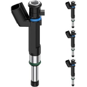 Fuel Injectors 4Pcs Compatible with Nissan For Versa 1.6L Base S SL SV 2012 2013 2014 2015 2016 2017 2018 2019 18 Holes 166001KT0A