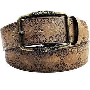 Topacc Womens Western Belts for Jeans Cowgirl Belt with Buckle Girls Country Belt for Pants Dresses
