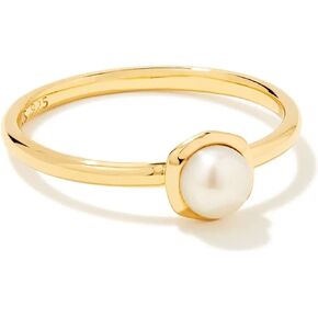 Kendra Scott Davie Pearl 18k Gold Vermeil Band Ring