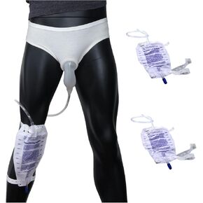 Men Incontinence Underwear – 3 Urine Bags for Protection and Comfort (X-Large)