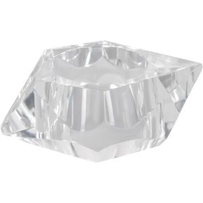 اليدين النقي الحاجز PRISM مصنوعة يدويًا أكريليك سوار هندسي غامق بتصميم مستوحى من الماس.