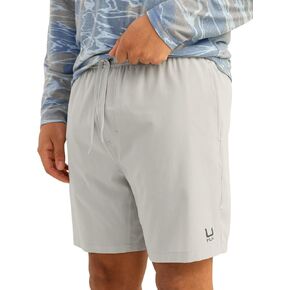 HUK Mens Leeward Short, 7" Inseam, Quick Dry Moisture Transport Breathable Shorts with Sun Protection in Saudi Arabia