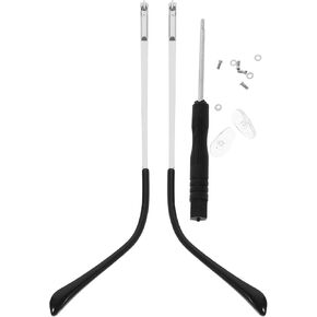 Eyeglass Arms Legs Replacement Metal Glasses Replacement Temple Screw Washers, Screws and Screwdriver Metal Single Tooth for Glasses, Sunglasses