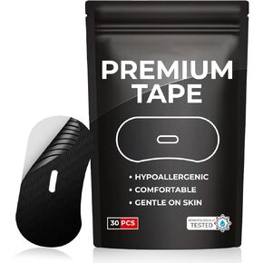 30 Pcs Premium Strip Tapes Hypoallergenic Painless Removal Tape, Strong Adhesive Tape Multi-Functional Suitable for Sleeping, Books, Bowling, Heel