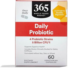 365 Everyday Value Daily Probiotic 5 Billion CFU, 60 ct