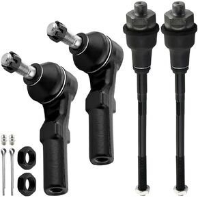 Front Outer Tie Rod Ends for 2004-2012 Chevy Malibu, 2005-2010 Pontiac G6, 2007-2009 Saturn Aura Tie Rod Ends ES800086 (Left & Right)