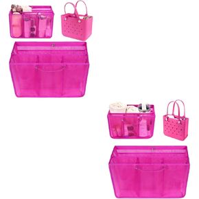 OUTXE Beach Bag Organizer Compatible with X Large Bogg Bag Accessories Inserts, Lightweight Mesh Insert Divider Pouch for Baby Bogg Bag