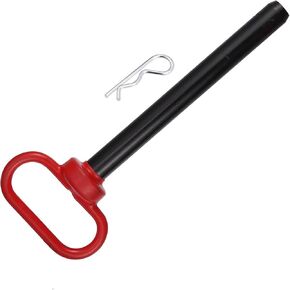 X AUTOHAUX 6-1/2" x 3/4" Trailer Towing Handle Hitch Clevis Pin and Clip for Lawn Mower Trailer Towing Cargo Boat RV Car Truck Bike Tractor Tow Hitch Lock Pins for Safe and Easy Hauling
