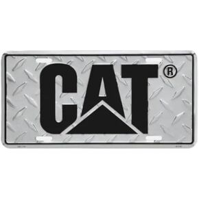 Cat Aluminium Diamond Plate Tage - هدية معدات الشاحنة Caterpillar