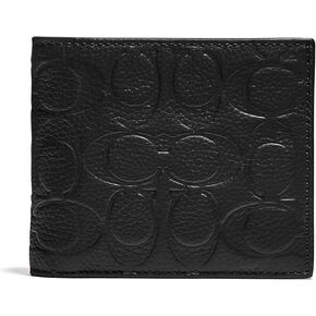 Coach Men's 3 in 1 Accessory-Travel Wallet, Black
