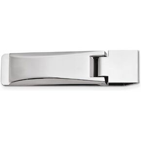 Solid Silver-Tone Money Clip