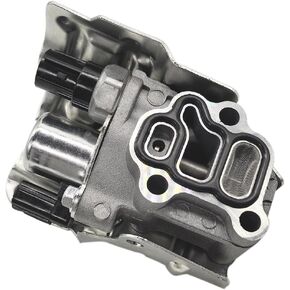 15810-RAA-A03 15810-RAA-A01 VTEC Solenoid Spool Valve with Oil Pressure Switch, Solenoid Gasket Compatible with Honda Accord, Acura, CR-V Element, Civic, RSX